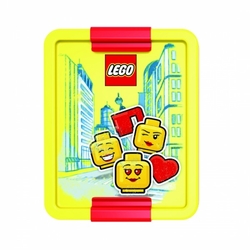 LEGO® ICONIC Girl box na svačinu - žlutá/červená