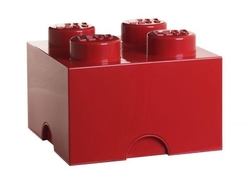 LEGO® storage box 4 červený
