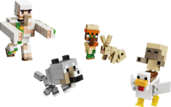 LEGO® Minecraft® 21592 Kuřecí žokej a útok v poušti