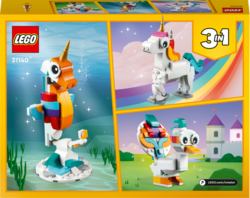 LEGO® Creator 3 v 1 31140 Kouzelný jednorožec
