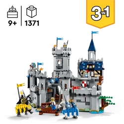 LEGO® Creator 3 v 1 31168 Středověký hrad a rytíři na koních
