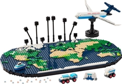 LEGO® 41838 Vzpomínky z cest, Stavebnice mapy světa