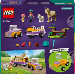 LEGO® Friends 42634 Přívěs s koněm a poníkem
