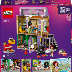 LEGO® Friends 42653 Obchod s hudebninami a byt
