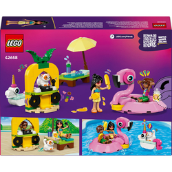 LEGO® Friends 42658 Zábava u bazénu s jednorožcem a plameňákem
