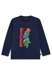 LEGO® triko 60-1101-886 NINJAGO - tmavě modrá