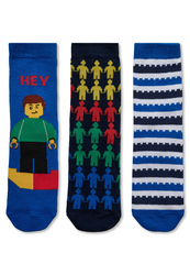 LEGO® Iconic 60-1101-906-590 ponožky - 3 PACK