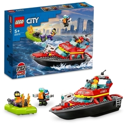 LEGO® City 60373 Hasičská záchranná loď a člun
