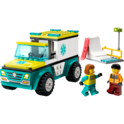 LEGO® City 60403 Sanitka a snowboardista
