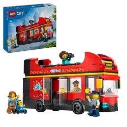 LEGO® City 60407 Červený dvoupodlažní vyhlídkový autobus
