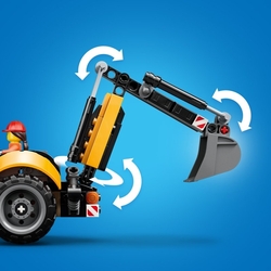 LEGO® City 60480 Žlutý nakladač s rypadlem