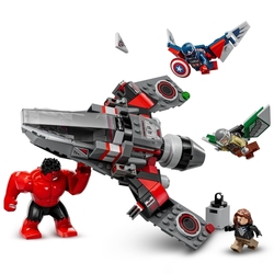 LEGO® Marvel 76292 Souboj: Kapitán Amerika vs. Red Hulk