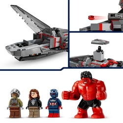 LEGO® Marvel 76292 Souboj: Kapitán Amerika vs. Red Hulk