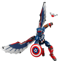 LEGO® Marvel 76296 Sestavitelná figurka: Nový Kapitán Amerika