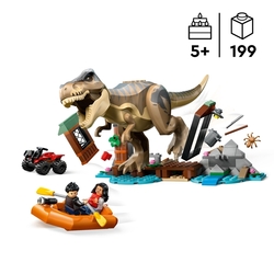 LEGO® Jurassic World 76975 T-rex a útěk po řece