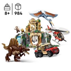 LEGO® Jurassic World 76976 Letecká mise se spinosaurem a quetzalcoatlem