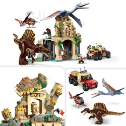 LEGO® Jurassic World 76976 Letecká mise se spinosaurem a quetzalcoatlem