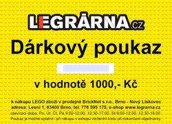 Dárkový poukaz v hodnotě 1000Kč