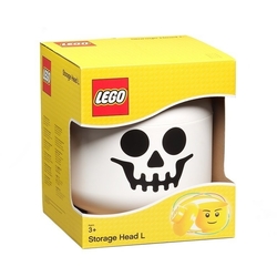 LEGO® úložná hlava (velikost L) - kostlivec