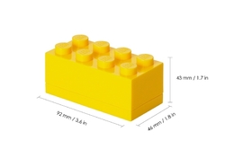 LEGO® Mini Box - žlutá