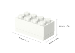 LEGO® Mini Box - bílá