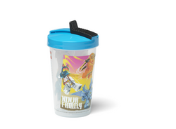 LEGO® Ninjago kelímek s brčkem - modrá