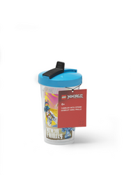 LEGO® Ninjago kelímek s brčkem - modrá