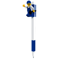 LEGO Gelové pero s minifigurkou, modré
