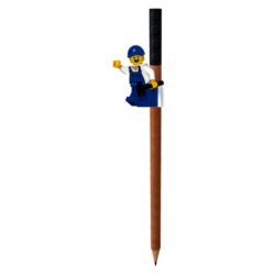 LEGO Pastelky, mix barev - 12 ks s LEGO klipem