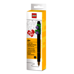 LEGO Botanicals Gelové pero, černé - fialová květina

