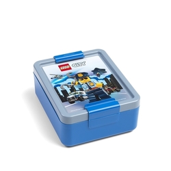 LEGO® City box na svačinu - modrá