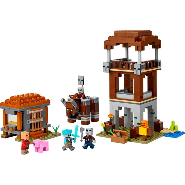 LEGO® Minecraft® 21278 Základna plenitelů a Ničitel
