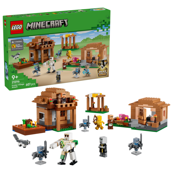 LEGO® Minecraft® 21596 Útok Mága na vesnici