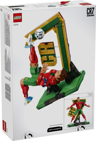 
LEGO® Editions 43016 Cristiano Ronaldo – Fotbalová legenda