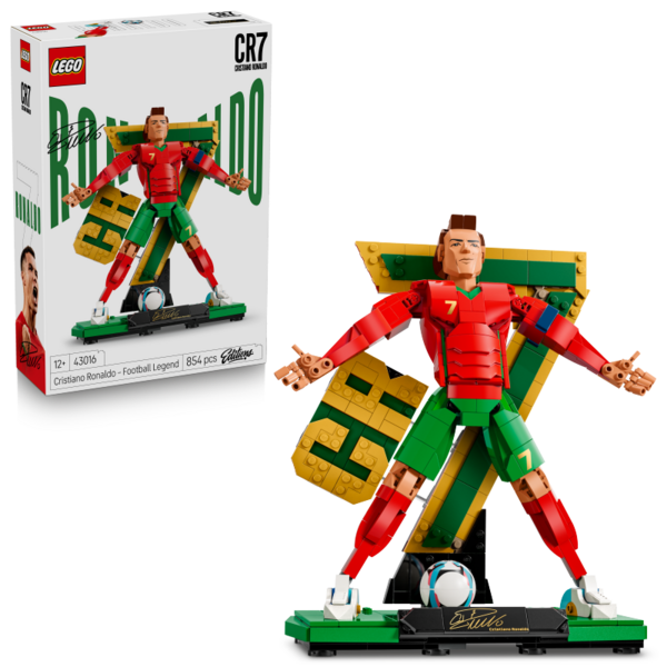 
LEGO® Editions 43016 Cristiano Ronaldo – Fotbalová legenda