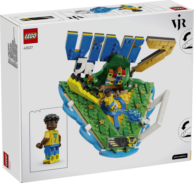 LEGO® Editions 43027 Vini Jr. – Hvězdné momenty fotbalu