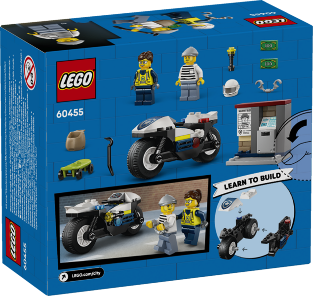 LEGO® City 60455 Honička na policejní motorce