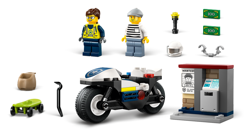 LEGO® City 60455 Honička na policejní motorce
