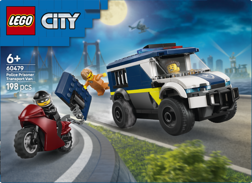 LEGO® City 60479 Policejní dodávka pro převoz vězňů