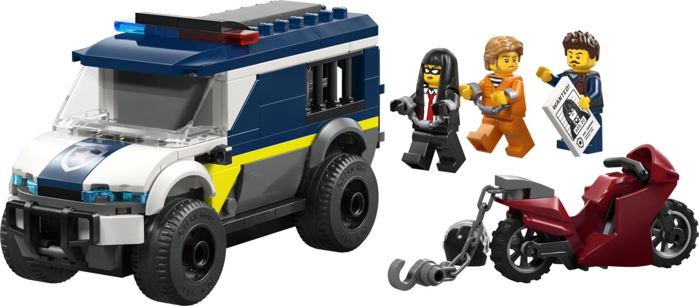LEGO® City 60479 Policejní dodávka pro převoz vězňů