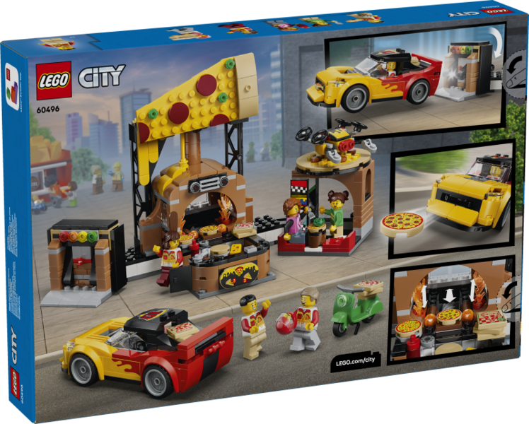 LEGO® City 60496 Rozvoz pizzy a vozidla