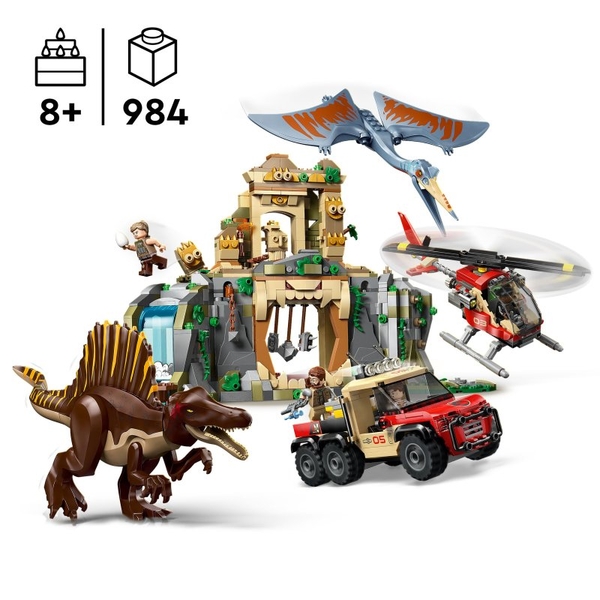 LEGO® Jurassic World 76976 Letecká mise se spinosaurem a quetzalcoatlem