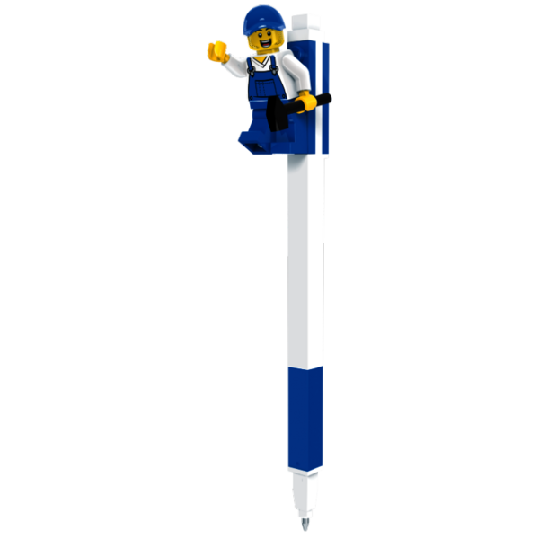 LEGO Gelové pero s minifigurkou, modré
