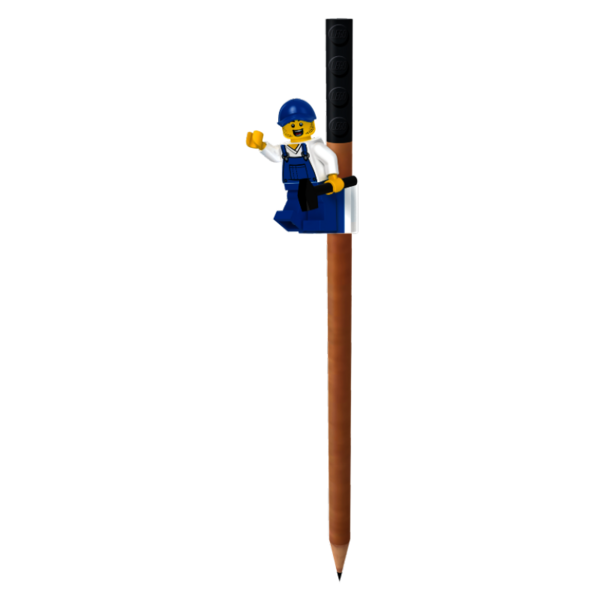 LEGO Pastelky, mix barev - 12 ks s LEGO klipem