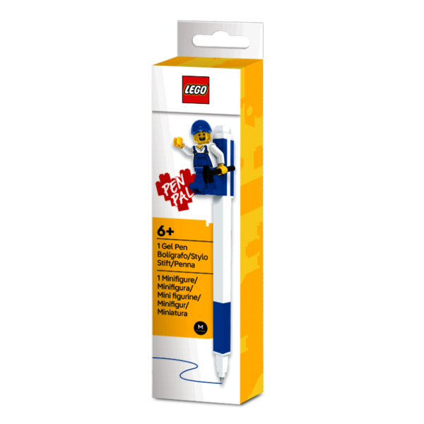 LEGO Gelové pero s minifigurkou, modré
